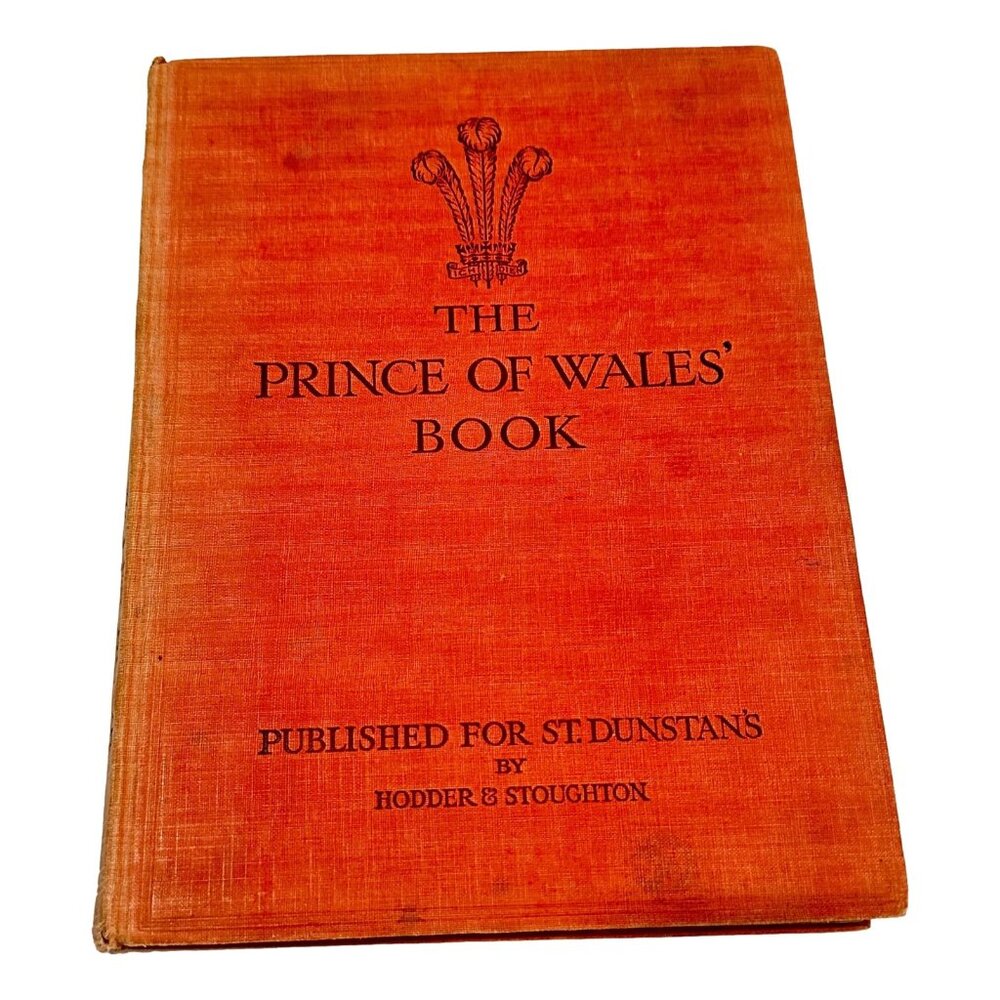 Prince‎ of Wales Book Saint Dunstan's Book Red Edward III HC Illus First Ed 1920